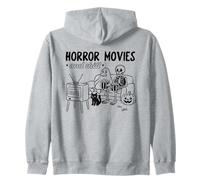 Halloween Horror Movies Anatra Fantasma Costume Scheletro Cat Fun Felpa con Cappuccio