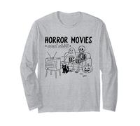 Halloween Horror Movies Anatra Fantasma Costume Scheletro Cat Fun Maglia a Manica