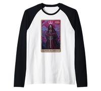 Halloween Horror Nights La Reina De Espadas Tarot Card Maglia con Maniche Raglan