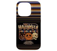 Halloween Horror Nights Lil Boo And Icons Front & Back Custodia per iPhone 14 Pro