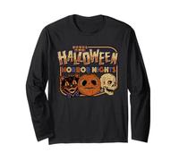 Halloween Horror Nights Lil Boo And Icons Front & Back Maglia a Manica