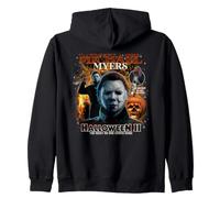 Halloween II Michael Myers 90s Collage Felpa con Cappuccio