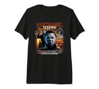 Halloween II Michael Myers 90s Collage Maglietta Premium