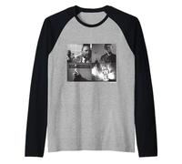 Halloween II Michael Myers And Dr Loomis Fire Maglia con Maniche Raglan