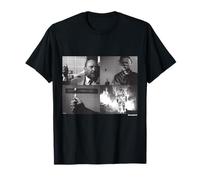Halloween II Michael Myers And Dr Loomis Fire Maglietta