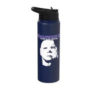 Halloween II Michael Myers Shadow Mask Stainless Steel Insulated Water Bottle