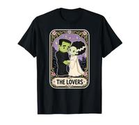 Halloween Il Mostro Frankenstein e la Sposa Spaventoso Ottobre Maglietta
