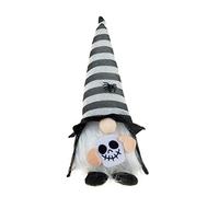 Halloween illuminato con il cappello del mantello della strega della luce principale per la decorazione del vassoio a più livelli della bambola