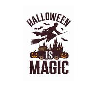 Halloween in Magic - 6x9" Notepad - Celebrating All Things Spooky & Wizardry - Lined Paper Notebook Journal