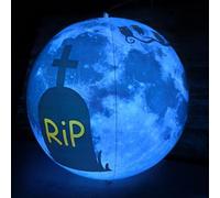 Halloween Inflatable Ball, Big Inflatable Halloween Decor, Funny Halloween Decor, Halloween Tema Decorations, Holiday Inflatable Ball, Outdoor Garden Decors For Christmas Halloween Theme Party