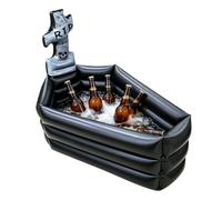 Halloween Inflatable Cooler - 35 Inch Large Capacity Coffin Ice Bucket