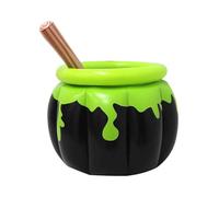 Halloween Inflatable Cooler, Cauldron Ice Bucket, Blow Up Beverage Holder, Fun Photo Prop and Spooky Decoration for Yard, Backyard, Garden, Haunted House, Outdoor Parties, Trick or Treat