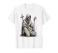 Halloween inquietante Scheletro re Maglietta