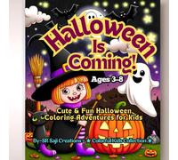 Halloween Is Coming!: Cute & Fun Halloween Coloring Adventures for Kids