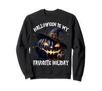 Halloween Is My Favorite Holiday for Witches Mystic Cat Felpa
