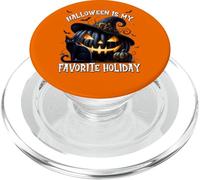 Halloween Is My Favorite Holiday For Witches Mystic Cat PopSockets PopGrip per MagSafe