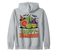 Halloween Jack O Lanterna Estate Felice Summerween Anguria Felpa con Cappuccio