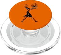 Halloween Jack O Lanterna Spettrale Metà Century Casalinga Bella PopSockets PopGrip per MagSafe