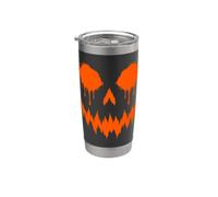 Halloween Jack O Lanterna zucca viso costume Halloween Bicchiere termico in acciaio inox doppia parete