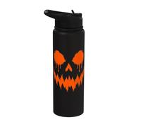 Halloween Jack O Lanterna zucca viso costume Halloween Stainless Steel Insulated Water Bottle