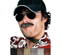 Halloween Karneval Party Kostüm Schnüffler Professioneller Oberlippenbart aus Echthaar braun by Unbespielt