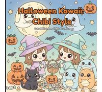 Halloween Kawaii: Chibi Style: Adorable Chibi Halloween Coloring Book for Kids, Teens & Adults - Cute Ghosts, Witches, Monsters, and Trick-or-Treat Fun