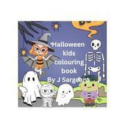 Halloween kids colouring book