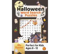 Halloween - Kids Word Search Puzzles: Easy-to-Read Grids, Kid-Friendly Difficulty | 6 x 9 inches, 110 pages | 50+ Word Search Puzzles | Solutions ... 8-12, Learning, Travel, and Screen-Free Fun