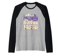Halloween La Festa Che Non finisce mai Costume di Halloween Maglia con Maniche Raglan