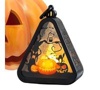 Halloween Lantern Decorations - PP Glass, LED Lamp | Spooky Centerpiece