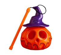 Halloween Lantern, Jack Lantern Pumpkin Light, Spooky Halloween Decor Lamp, Glowing Horror Decoration Accent for Indoor, Outdoor, Home, Room, Porch, Patio,4.72x4.72x6.3 Inches