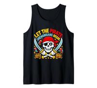 Halloween Lascia Che i Pirati imbrogli iniziino i Pirati del Cranio Canotta