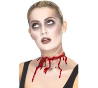 Halloween Lattice Protesi Ferita Kit Sangue Make Up Costume Zombie Accessorio