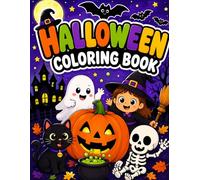 Halloween Learning Coloring Book for Kids Ages 3-8: Halloween Learning Coloring Book for Kids Ages 3-8