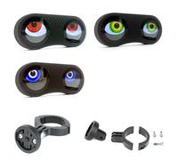 Halloween LED Devil Eye Bike Light - Fanale posteriore demone ricaricabile USB con occhi dinamici fai da te e animazione colorata - perfetto per gite in costume, ciclismo notturno e decorazioni