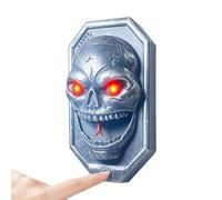 Halloween LED Door Bell - Realistic Skull Horror Light Sound Effects