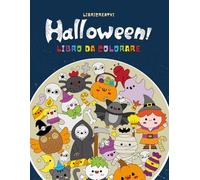 Halloween Libro da colorare: streghe, scheletri e mostri carini per bambini