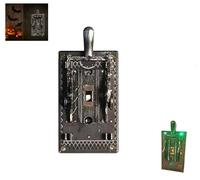 Halloween Light Switch Cover - Terror-Switch Gothic Lever Plate with Flip Handle, Horror Movie Themed Wall Decor for Haunted House & Spooky Home Decor(1Pcs)