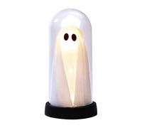 Halloween Light Up Ghost, Gothic Style LED Table Decor, 3.74x7.48 Inches Creepy Glowing Home Accent for Spooky Indoor Outdoor Festival Parties, Haunted Escape Room, Kitchen, Eerie Decoration