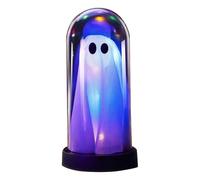 Halloween Light Up Ghost, Gothic Style Led Table Ghost Decor, Eerie Festival Accent with Creepy Glow, Indoor Outdoor Party, Kitchen, Escape Room, Home Display, 9.5x19cm Warm White Color