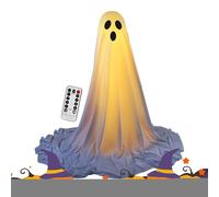 Halloween Light Up, Spooky Lighted Ghost, 64.96x11.81 Inches Scary Haunted House Props, White Led for Yard, Garden, Porch, Holiday, Festival, Party, Escape Room Decoration, White