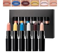 Halloween Lipstick Set, Dark Black Make Up Lip Color Kit, Long-Lasting Lipstick Collection, Rich Pigmentation for Bold Looks, Smooth Application for Comfortable Wear, Ideal for Travel