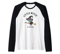 Halloween Little Witch Maglia con Maniche Raglan