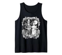 Halloween Lovers Tarot Card Frankenstein Bride Monster Funny Canotta