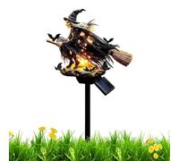 Halloween Luce Solare da Giardino a Statuetta Decorativa In Metallo Di