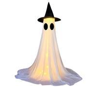 Halloween Luminous Ghost - Halloween In Grandezza | Decorazione Fantasma All'aperto | Accessorio Spaventoso Con Luce A LED Per Giardino, Corridoio, Patio, Casa Stregata, Cimitero, Atmosfera Da Festa D