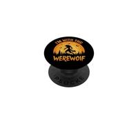 Halloween lupo mannaro sono con il lupo mannaro PopSockets PopGrip Adesivo