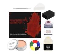 Halloween Makeup, Face Paint Set, Festival Colors, Theatrical Effects, Vibrant Palette Application, Long Lasting Wear, with Artistic Finish for Parties, Film, TV, Celebrations