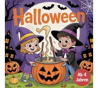 Halloween-Malbuch für kleine Entdecker: 50 lustige Ausmalmotive für Kinder ab 4 Jahren