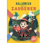 Halloween-Malbuch: Zauberer: 30 abwechslungsreiche Ausmalbilder für Kinder ab 4 Jahren